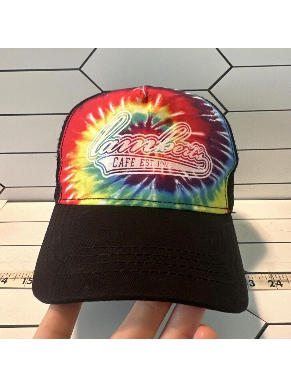 Colortone Lambert's Cafe Tie Dye Trucker Hat Cap